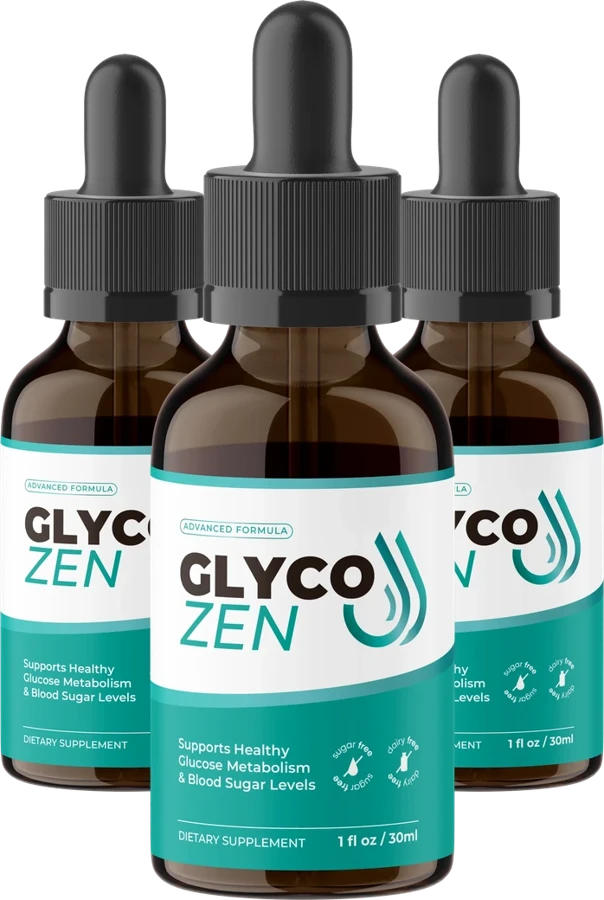 Three GlycoZen bottles